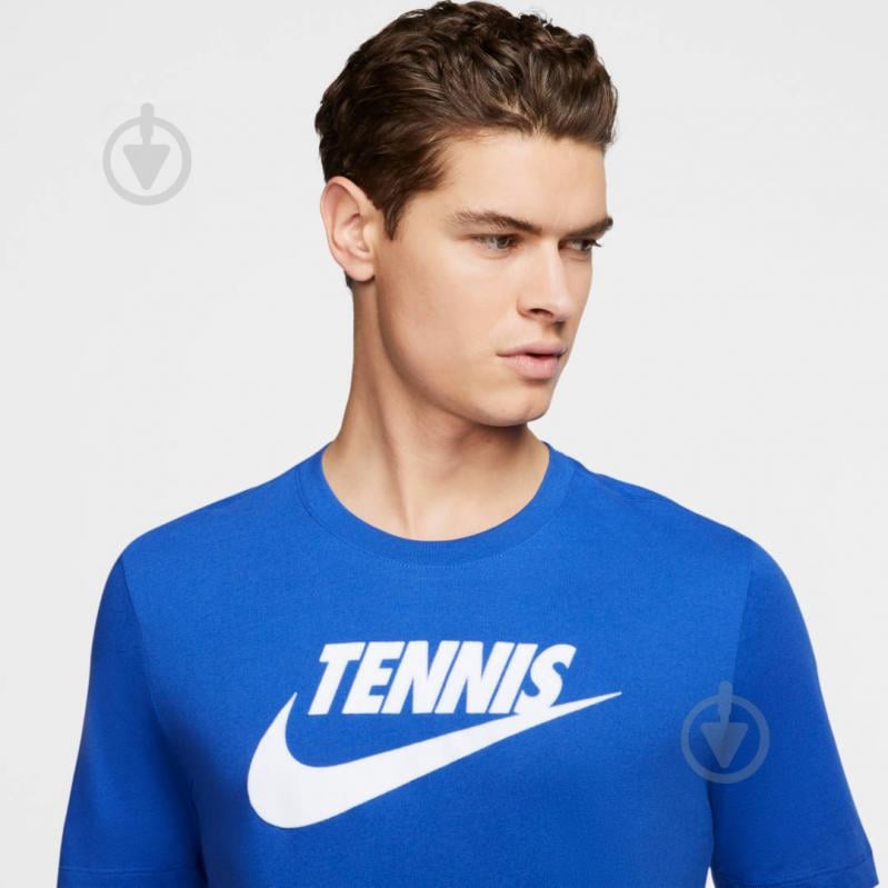 Футболка Nike M NKCT TEE DFCT TENNIS GFX CJ0429-481 р.S синій - фото 5