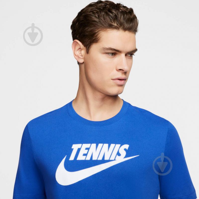 Футболка Nike M NKCT TEE DFCT TENNIS GFX CJ0429-481 р.L синій - фото 5