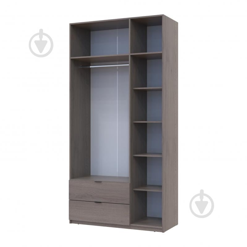 Шафа для одягу Doros Лукас 3ДСП 2400х1200х500 мм каннол / каннол - фото 4 Шафа для одягу Doros Лукас 3ДСП 2400х1200х500 мм каннол / каннол - фото 4