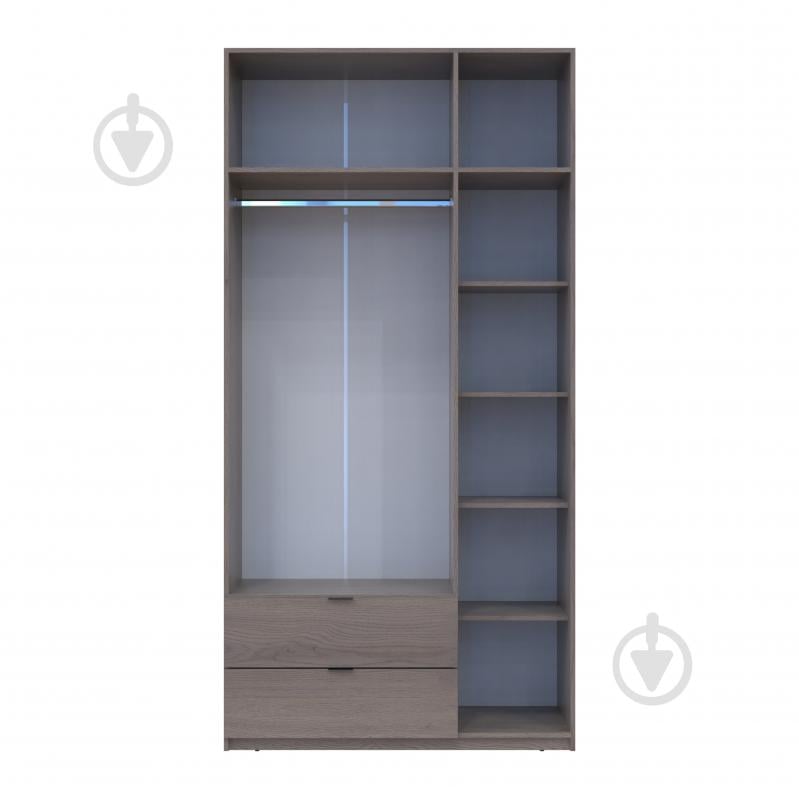 Шафа для одягу Doros Лукас 3ДСП 2400х1200х500 мм каннол / каннол - фото 7 Шафа для одягу Doros Лукас 3ДСП 2400х1200х500 мм каннол / каннол - фото 7