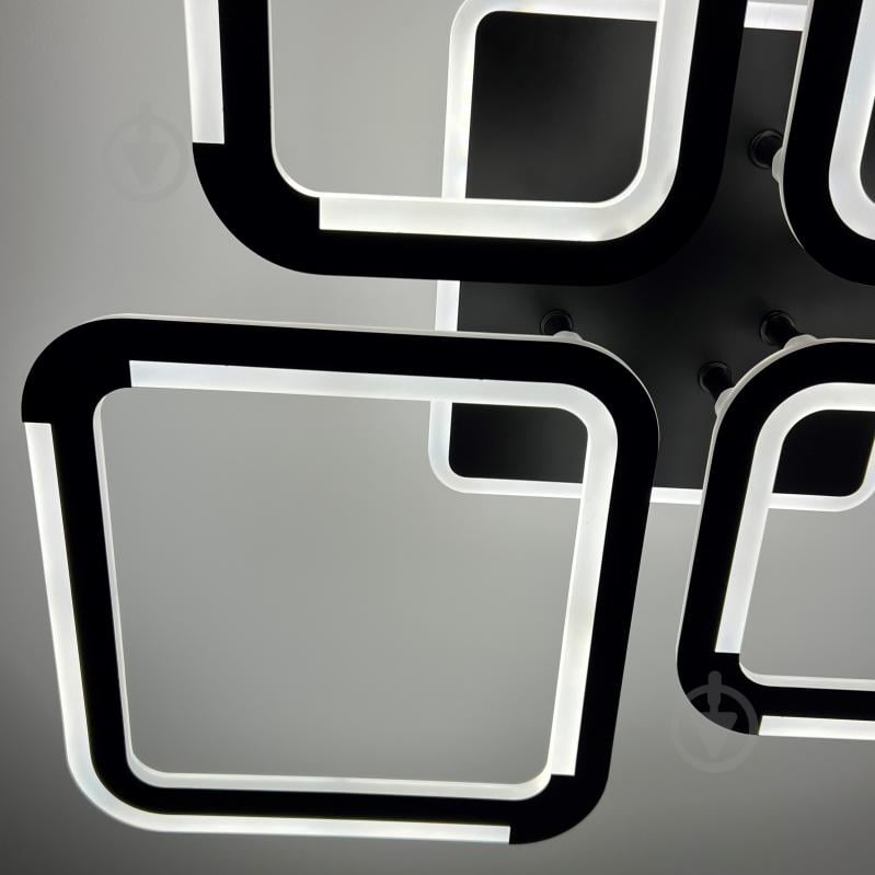 Люстра светодиодная Luminaria 4x75 Вт LED-модуль [019] Black SELENA 75W 5S BLACK - фото 3