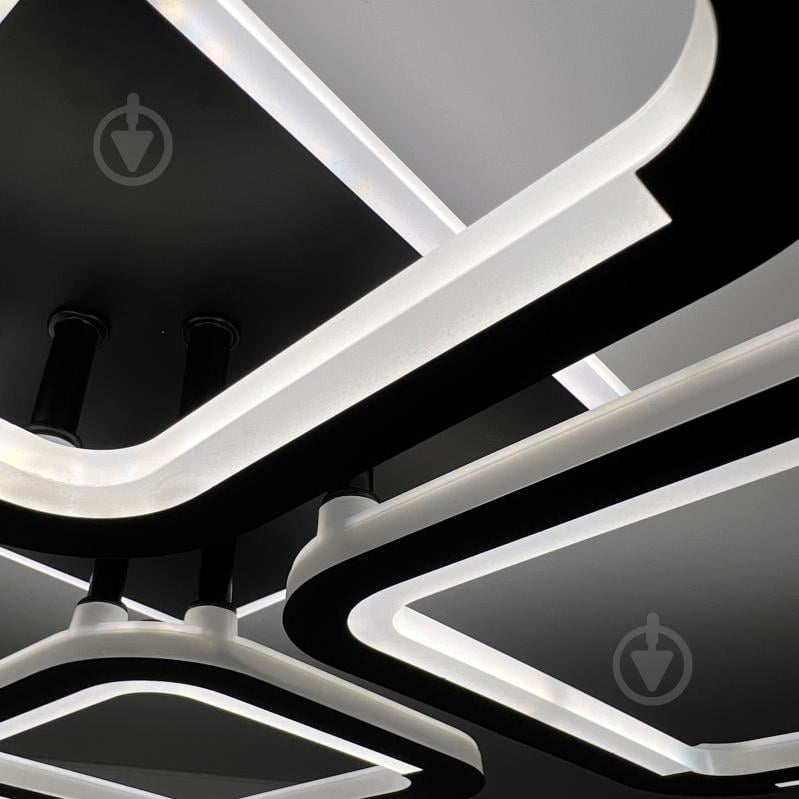 Люстра светодиодная Luminaria 4x75 Вт LED-модуль [019] Black SELENA 75W 5S BLACK - фото 2