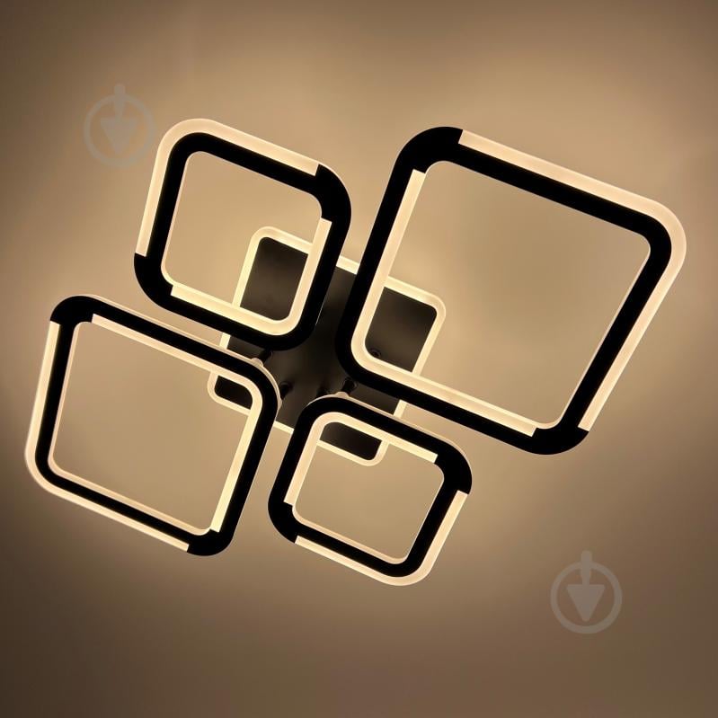 Люстра светодиодная Luminaria 4x75 Вт LED-модуль [019] Black SELENA 75W 5S BLACK - фото 6