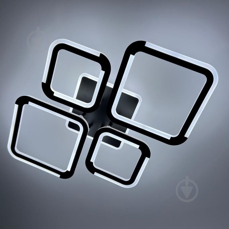 Люстра светодиодная Luminaria 4x75 Вт LED-модуль [019] Black SELENA 75W 5S BLACK - фото 5