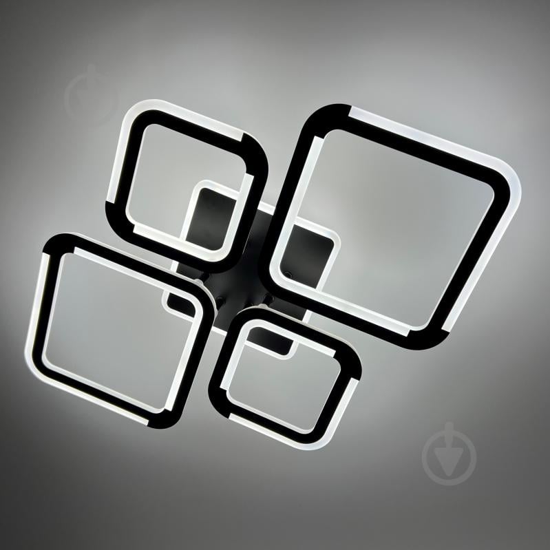 Люстра светодиодная Luminaria 4x75 Вт LED-модуль [019] Black SELENA 75W 5S BLACK - фото 4