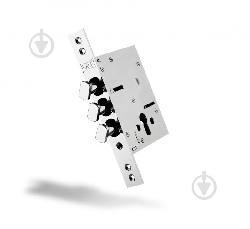 Замок врезной Kale 287D никель - фото 1