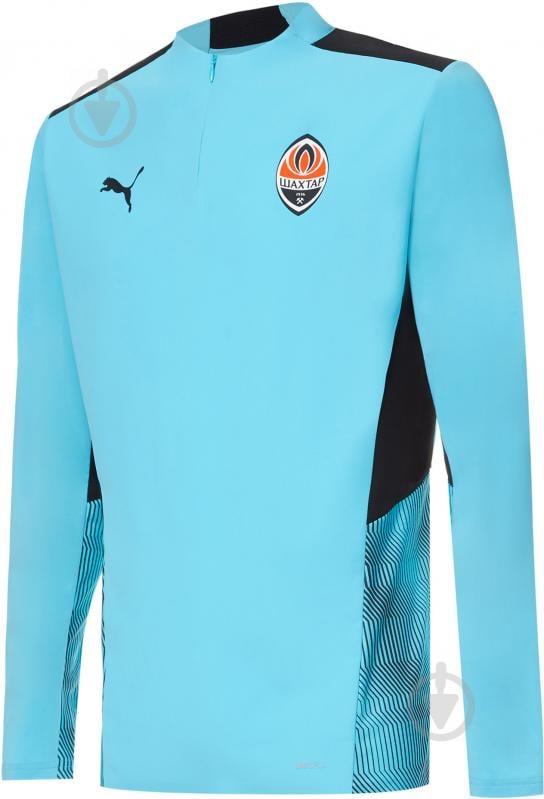 Джемпер Puma FCSD Pro 1 4 Zip TRG Top 76411104 р. M блакитний - фото 1