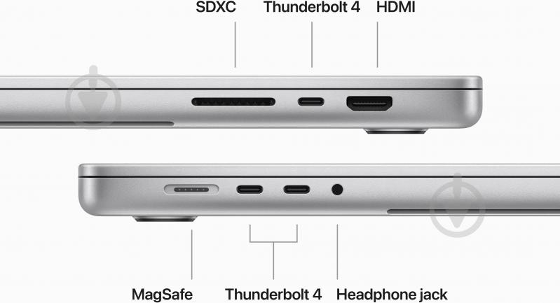 Ноутбук Apple MacBook Pro16 M3 Max 16,2" (MRW73UA/A) silver - фото 5