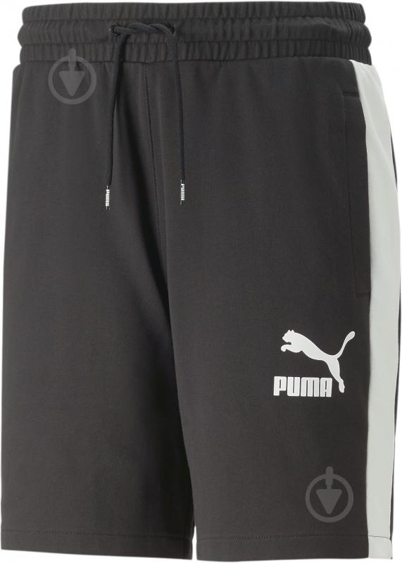 Шорты Puma T7 ICONIC SHORTS 8"" TR 53821801 р. S черный - фото 1