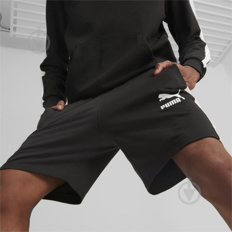 Шорты Puma T7 ICONIC SHORTS 8"" TR 53821801 р. S черный - фото 5