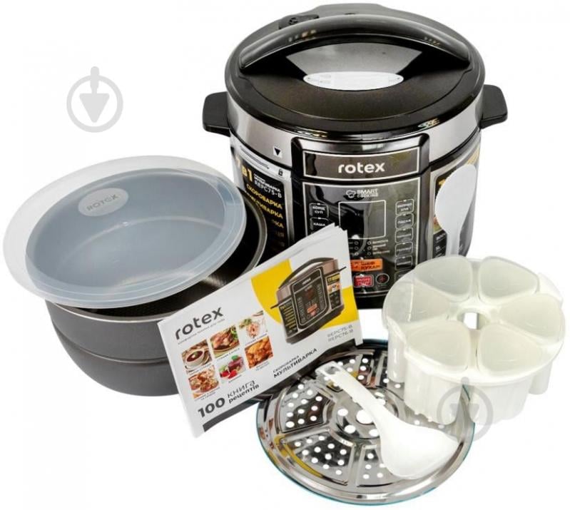 Мультиварка-скороварка Rotex REPC75-B - фото 5