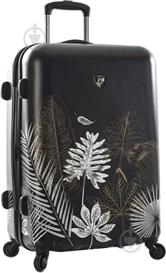 Валіза Heys Oasis M Black/Gold Leaf 88 л чорний - фото 1