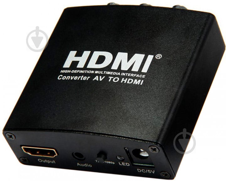 Конвертер PowerPlant черный (CA911479) AV - HDMI HDCAV01 - фото 1