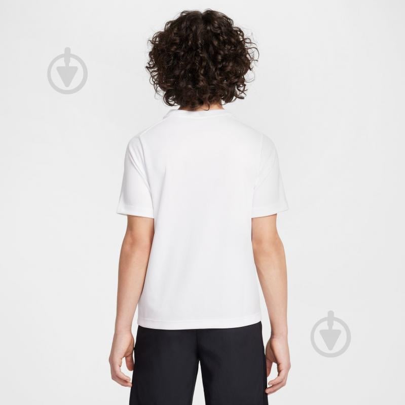 Футболка Nike B NK DF MULTI SS TOP HBR HF8100-100 р.XL белый - фото 2 Футболка Nike B NK DF MULTI SS TOP HBR HF8100-100 р.XL белый - фото 2