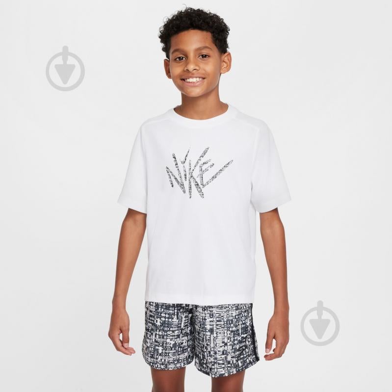 Футболка Nike B NK DF MULTI SS TOP GX BOLD HJ3768-100 р.XL белый - фото 1 Футболка Nike B NK DF MULTI SS TOP GX BOLD HJ3768-100 р.XL белый - фото 1