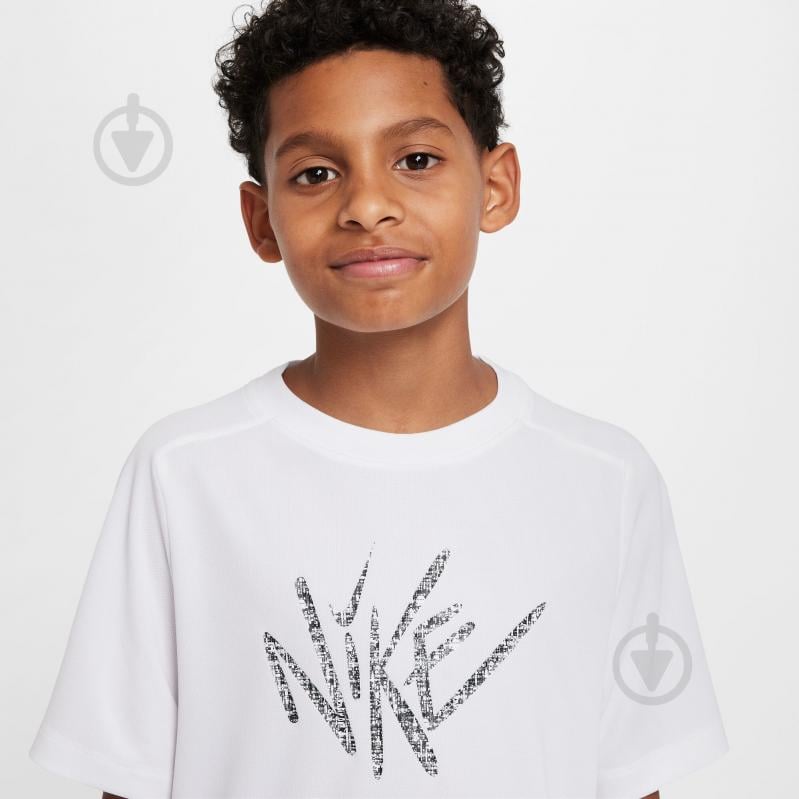 Футболка Nike B NK DF MULTI SS TOP GX BOLD HJ3768-100 р.XL белый - фото 3 Футболка Nike B NK DF MULTI SS TOP GX BOLD HJ3768-100 р.XL белый - фото 3