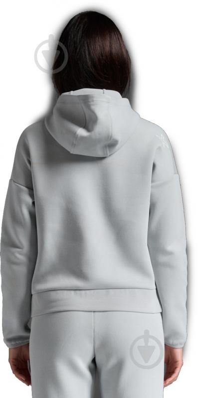 Джемпер 2XU Commute Full Zip Hoodie WR7078a_HBM/WHT р.XL сірий - фото 2