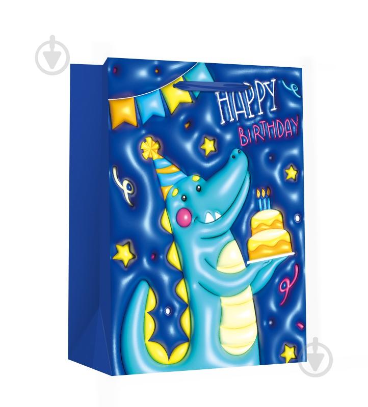 Пакет подарочный LARGE Birthday в ассортименте - фото 4