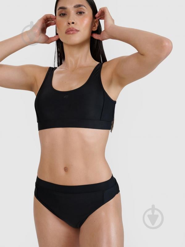 Бра 4F BIKINI TOP F077 4FWSS25UBKTF077-20S р.XS чорний - фото 3 Бра 4F BIKINI TOP F077 4FWSS25UBKTF077-20S р.XS чорний - фото 3