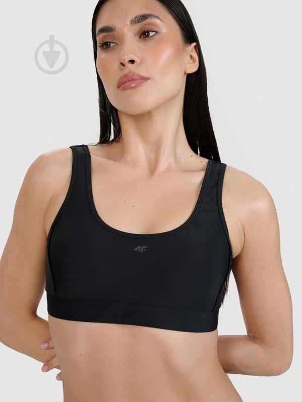 Бра 4F BIKINI TOP F077 4FWSS25UBKTF077-20S р.XS чорний - фото 5 Бра 4F BIKINI TOP F077 4FWSS25UBKTF077-20S р.XS чорний - фото 5