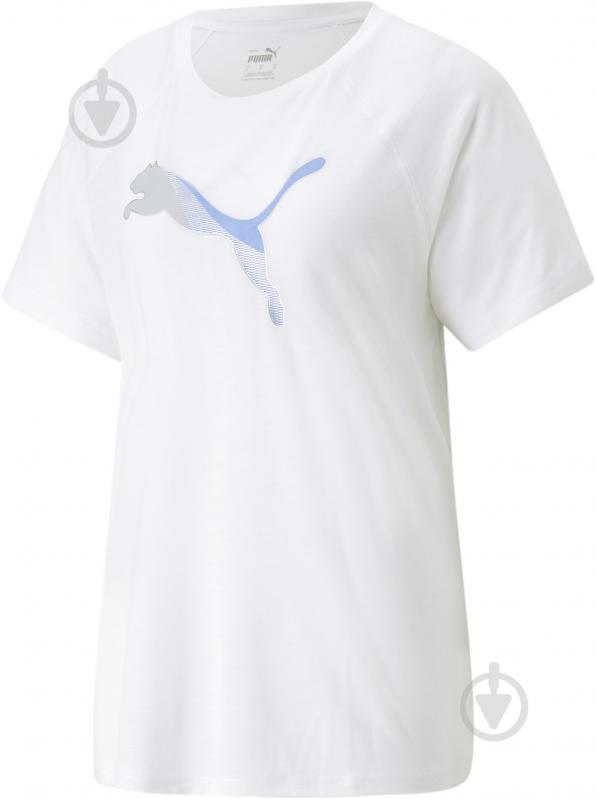 Футболка Puma EVOSTRIPE TEE 67306602 р.XS білий - фото 1