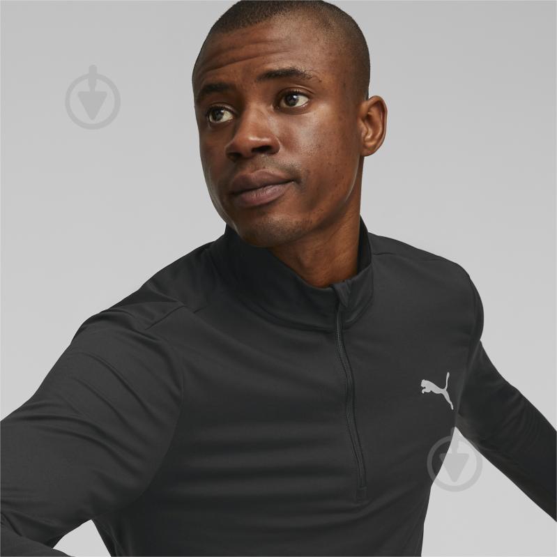 Джемпер Puma RUN FAVORITE 1/4 ZIP M 52315301 р.S чорний - фото 5