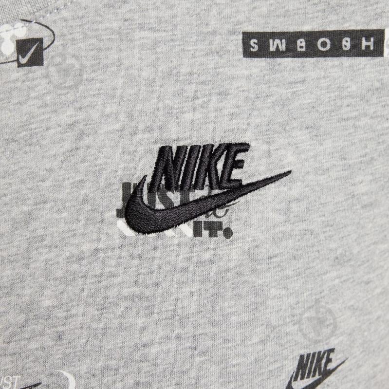 Футболка Nike K NSW TEE AOP HM5851-063 р.XL сірий - фото 4