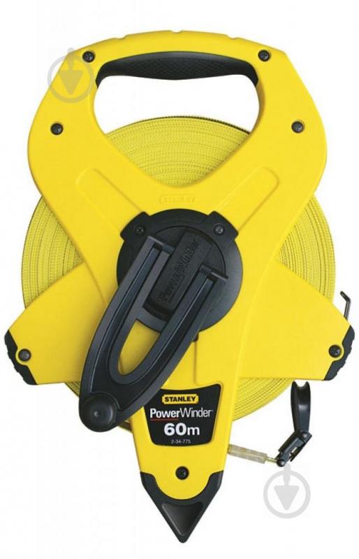 Рулетка Stanley Powerwinder Fiberglass 2-34-775 60  м x 12,7  мм - фото 1