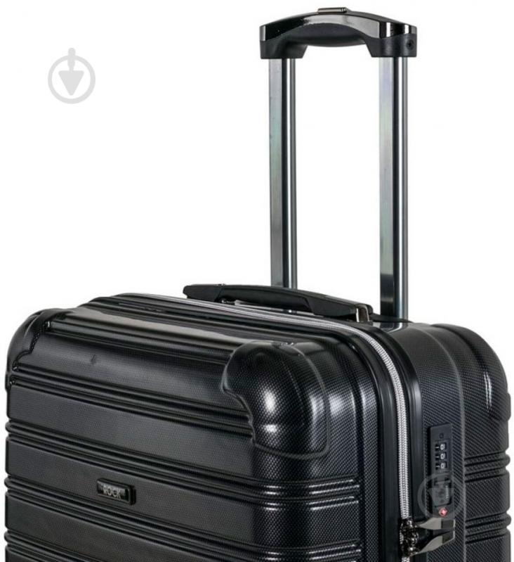 Чемодан Rock Chicago (M) Black 60 л черный - фото 2