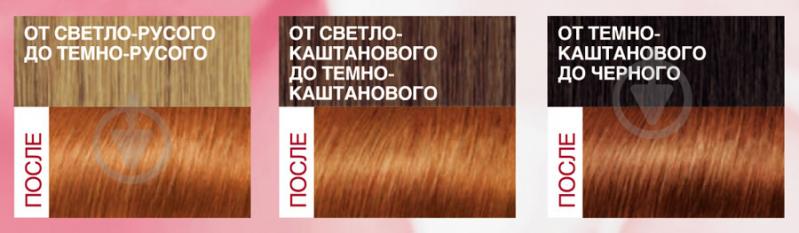 Крем-фарба для волосся L'Oreal Paris EXCELLENCE 7.43 мідний русявий 48 мл - фото 3