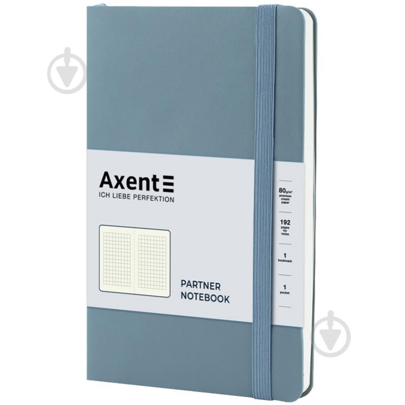 Книга для нотаток Axent Partner Soft 96 аркушів Earth Colors синій (8620-02-A) - фото 2