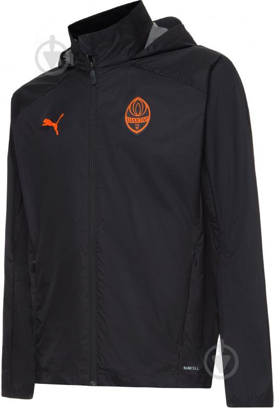 Вітрівка чоловіча літня Puma FCSD Pro Training Rain Jkt 76487202 р.S чорна - фото 1