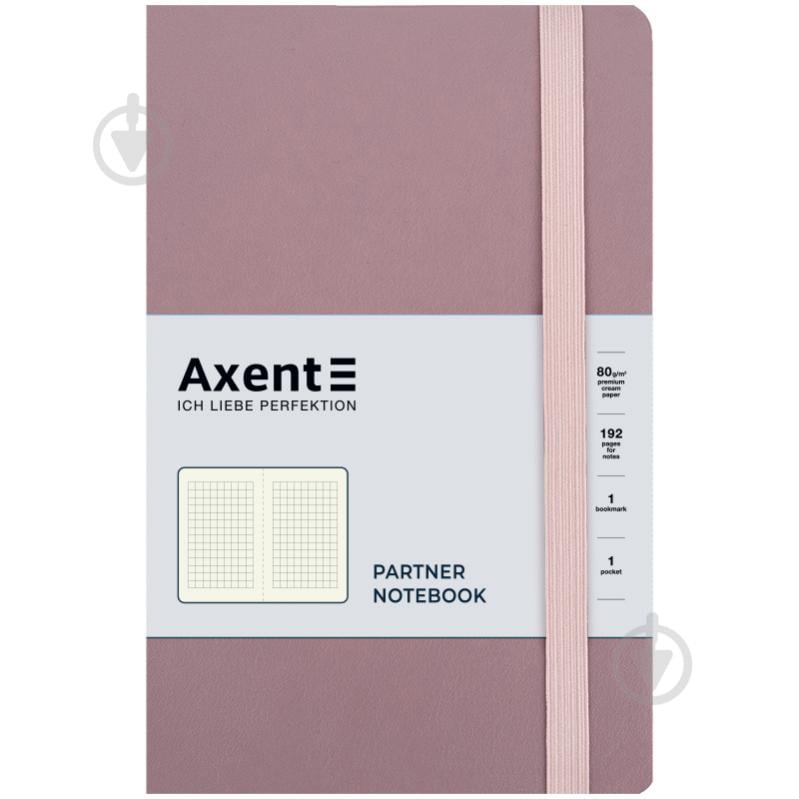 Книга для нотаток Axent Partner Soft 96 аркушів Earth Colors рожевий (8620-03-A) - фото 1