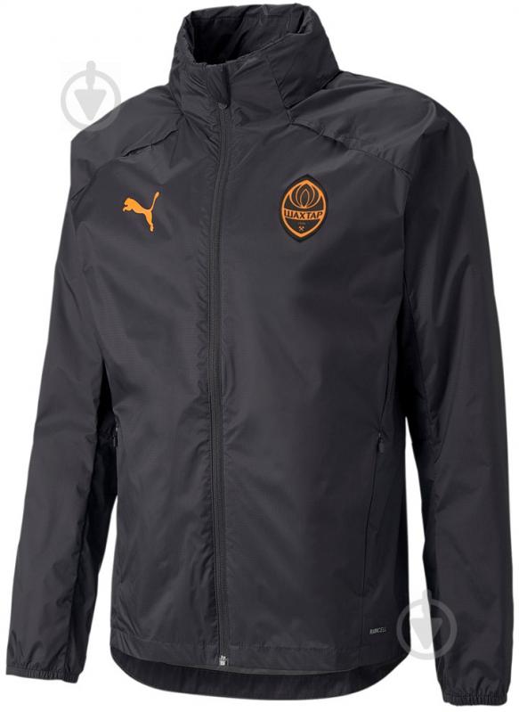 Вітрівка чоловіча літня Puma FCSD Pro Training Rain Jkt 76487202 р.2XL чорна - фото 1