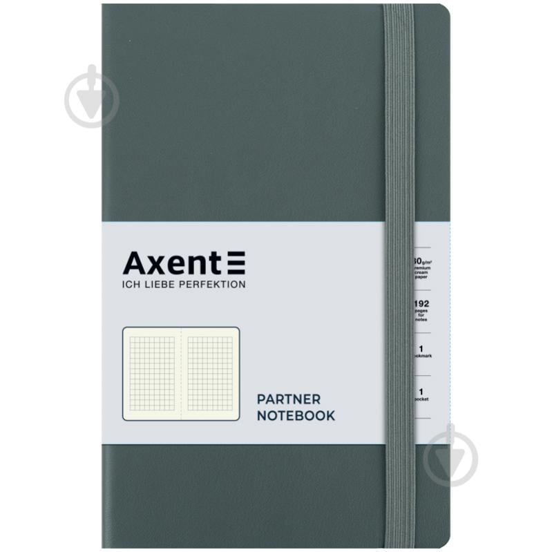 Книга для нотаток Axent Partner Soft 96 аркушів Earth Colors зелений (8620-04-A) - фото 1