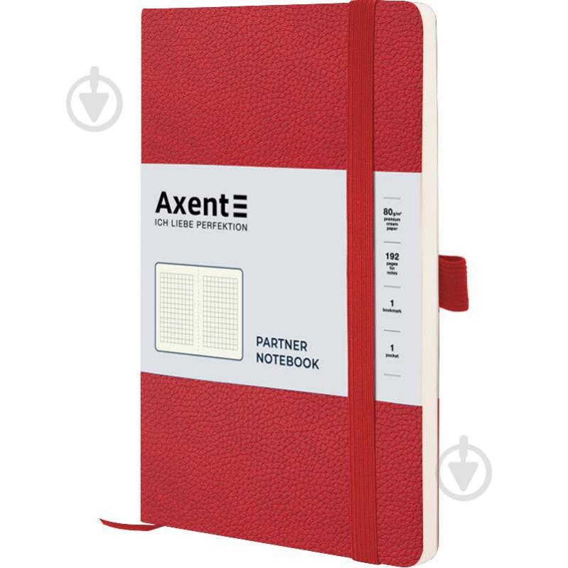 Книга для нотаток Axent Partner Soft Skin96 аркушів червоний (8616-06-A) - фото 1