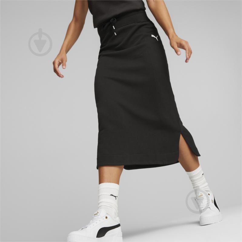 Юбка Puma HER HIGH-WAIST SKIRT TR 67311501 р.XS черный - фото 3