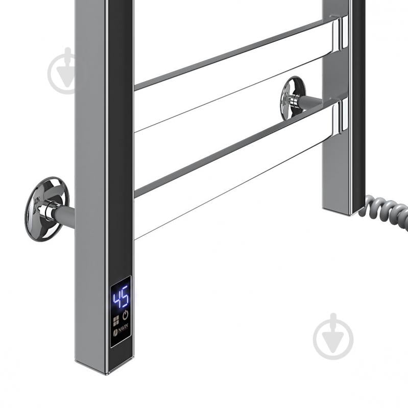 Полотенцесушитель электрический NAVIN Авангард 480х600 мм Sensor правый с таймером (10-028053-4860) - фото 3