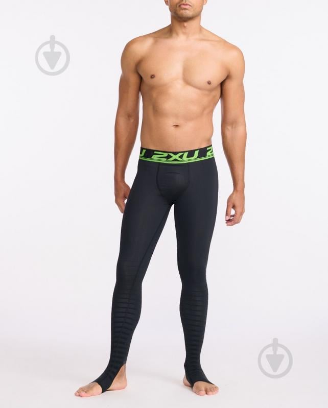 Лосини 2XU Power Recovery Comp Tights MA4417b_BLK/NRO р.L чорний - фото 4