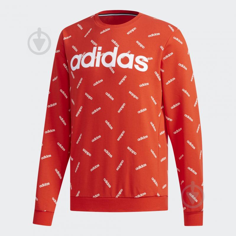 Світшот Adidas M AOP SWT DW7864 р. 2XL червоний - фото 1