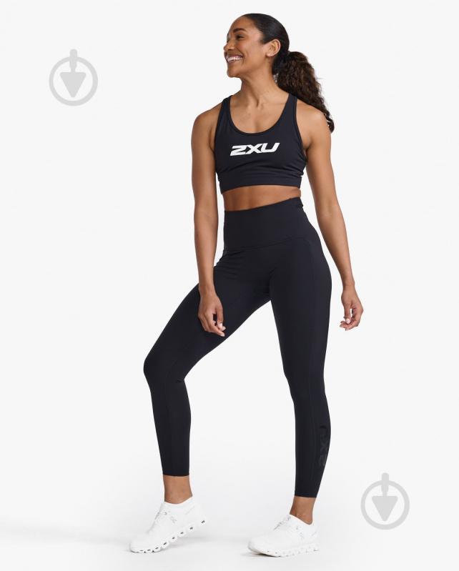 Лосины 2XU Form Stash Hi-Rise Comp Tight WA6874b_BLK/BLK р.L черный - фото 6