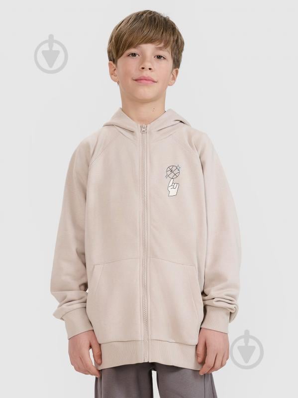 Джемпер 4F SWEATSHIRT M2103 4FJRSS25TSWSM2103-83S р.140 бежевий - фото 1 Джемпер 4F SWEATSHIRT M2103 4FJRSS25TSWSM2103-83S р.140 бежевий - фото 1