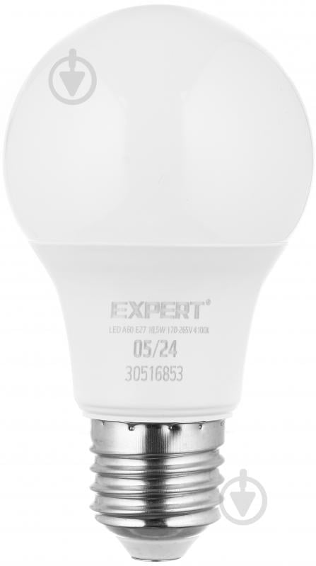 Лампа світлодіодна Expert Light 10,5 Вт A60 матова E27 265 В 4100 К EXH-A60-10,5W-E27-4100K - фото 1