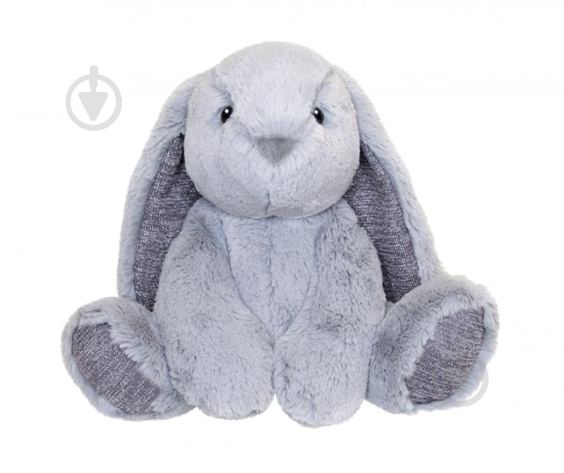 Мягкая игрушка Aurora Кролик 25 см серый 201034B - фото 1 Мягкая игрушка Aurora Кролик 25 см серый 201034B - фото 1
