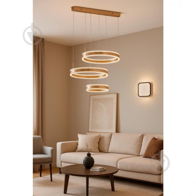 ВИТРИНА! Люстра LIGHT SET LEBIDKA 3PL-L RC gold - фото 2