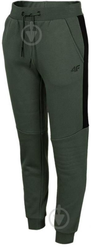 Штани 4F TROUSERS JSPMD002 HJZ22-JSPMD002-46S р. 158 зелений - фото 1