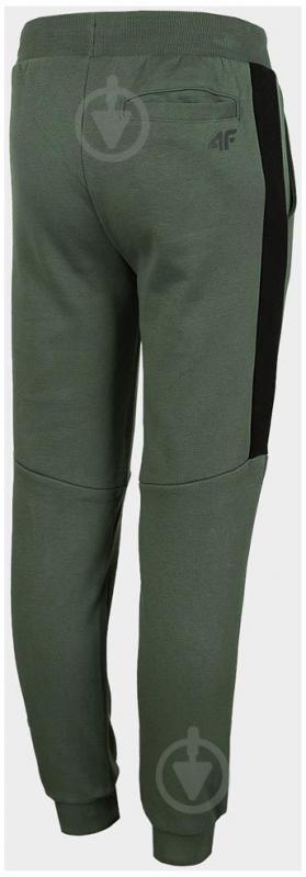 Штани 4F TROUSERS JSPMD002 HJZ22-JSPMD002-46S р. 158 зелений - фото 2