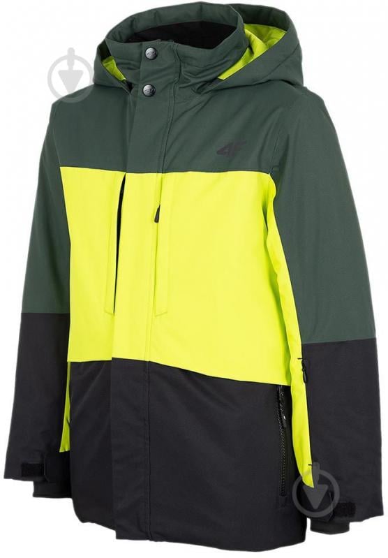 Куртка для мальчиков демисезонная 4F SKI JACKET JKUMN004 HJZ22-JKUMN004-90S разноцветная - фото 2