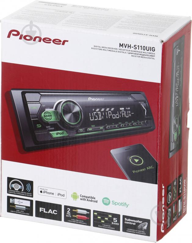 Автомагнитола PIONEER MVH-S110UIG - фото 5