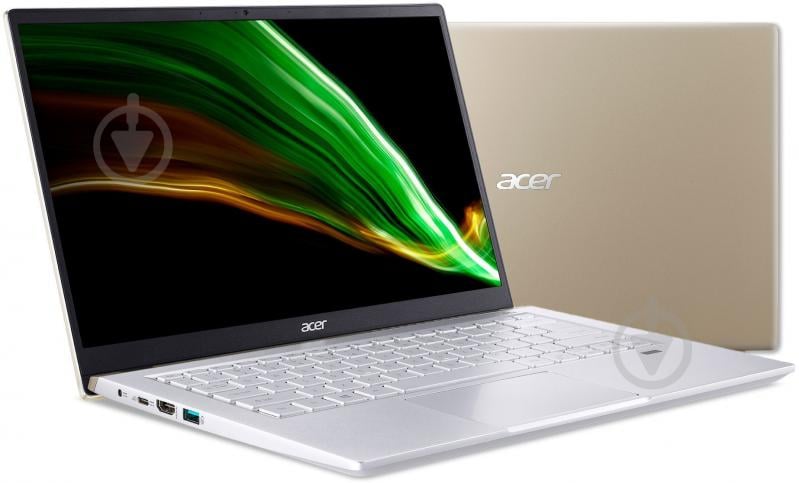 Ноутбук Acer Swift X SFX14-41G 14 (NX.AU6EU.003) gold - фото 1